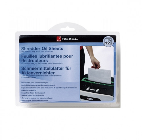 Hojas lubricantes para destructoras