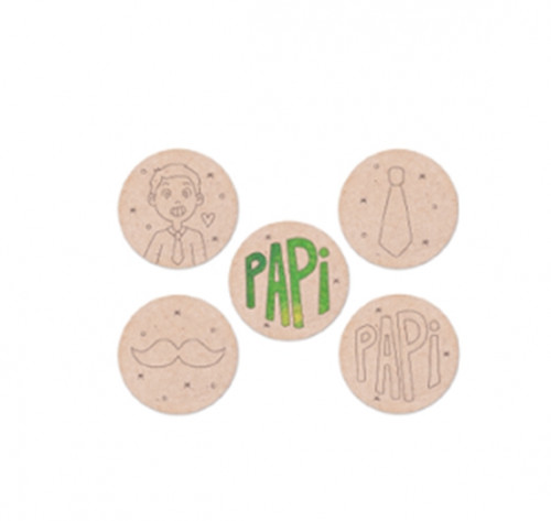 Posavasos de madera para decorar