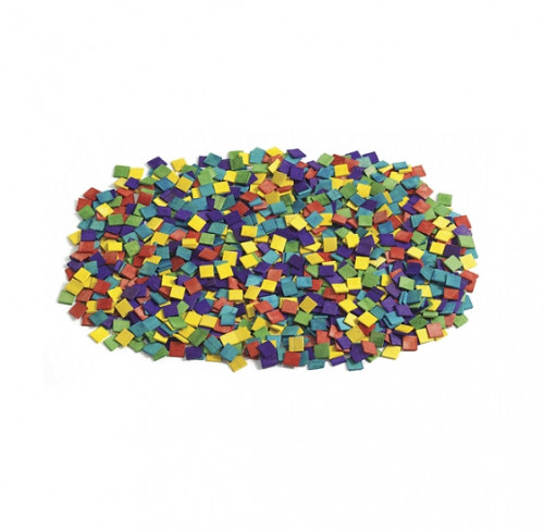 Teselas de mosaico de madera