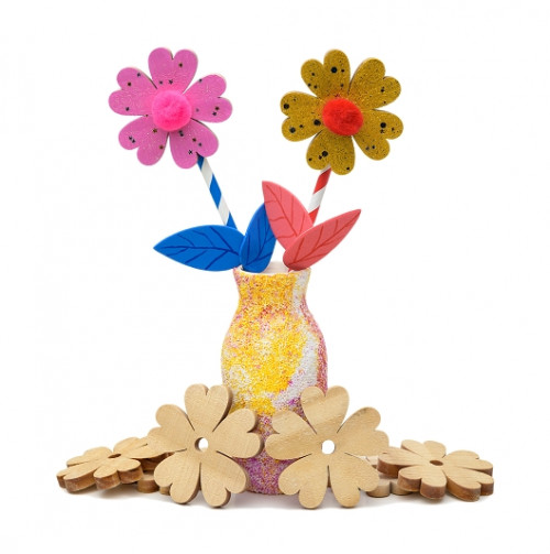 Flores de madera