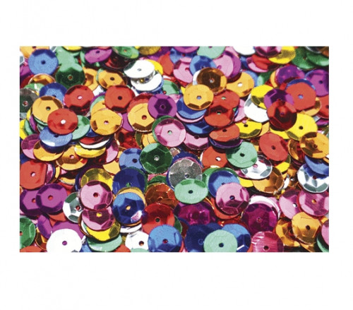 Lentejuelas surtidas. Bolsa 100 g.
