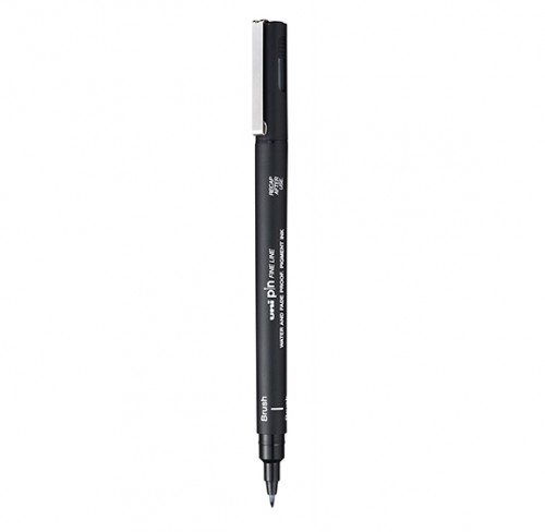 Rotulador calibrado Uni Pin pincel Negro