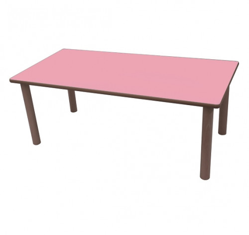 Mesa rectangular 120x80 cm T2 alt. 53 cm