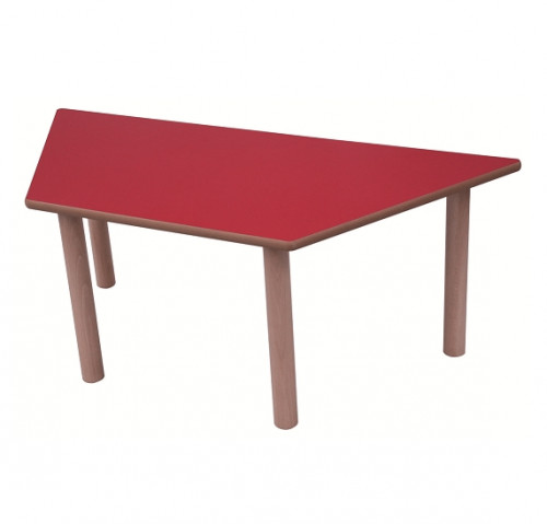 Mesa trapecio 120x60 cm T0 alt. 40 cm