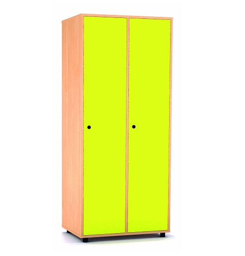 Taquilla haya 1 puerta 2 colum. 40 cm