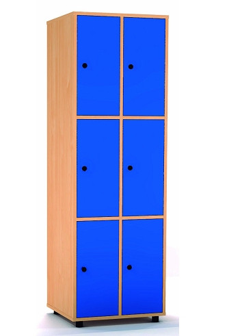 Taquilla haya 3 puertas 2 colum. 30 cm