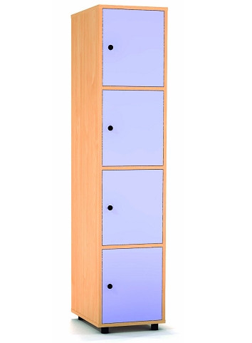 Taquilla haya 4 puertas 1 colum. 40 cm