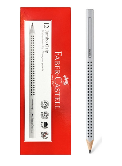 Lápiz Faber-Castell Grip 2001 Jumbo. Caja 12 u.