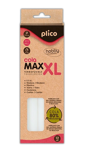 Cola Max-XL 12x200 mm. Barra 12 u.
