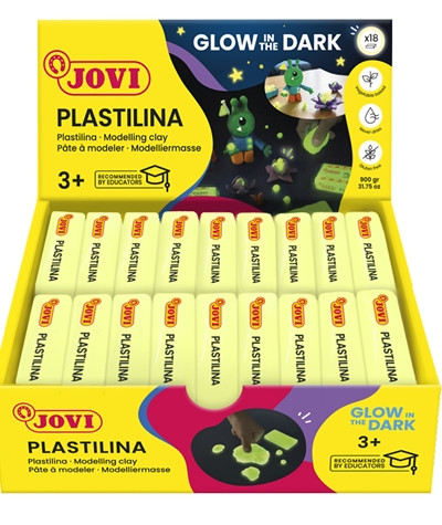 Plastilinas fosforescentes. Caja 18