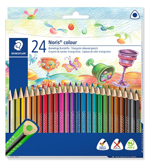 Lápices colores Staedtler Noris Colour 187. 24 u.