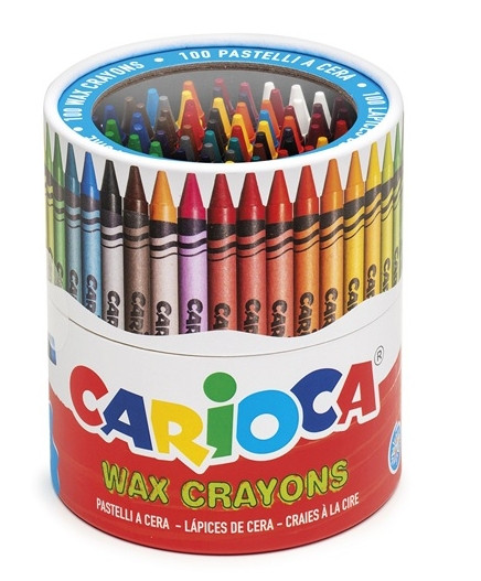 Ceras Carioca Wax crayons. Pack 100 u.