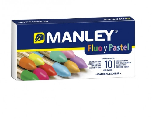 Ceras Manley fluo y pastel