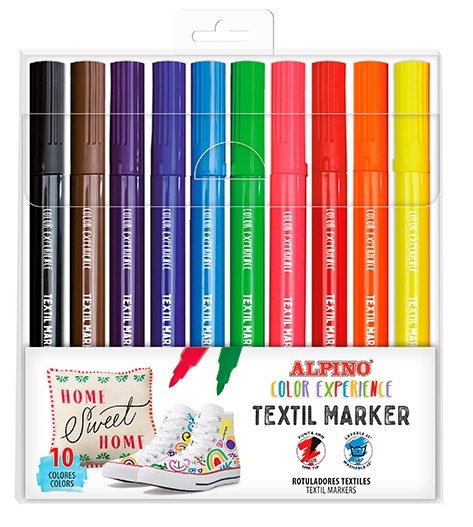 Rotulador Alpino color experience textil marker.