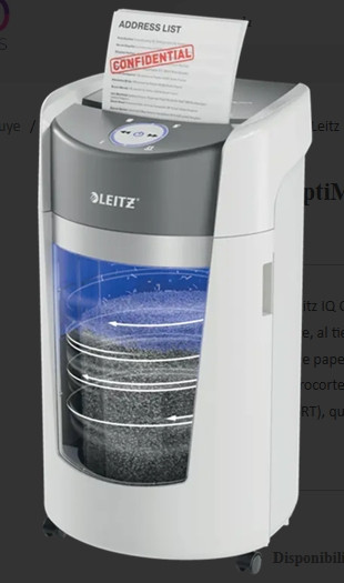 Destructora Leitz OptiMax Office P5