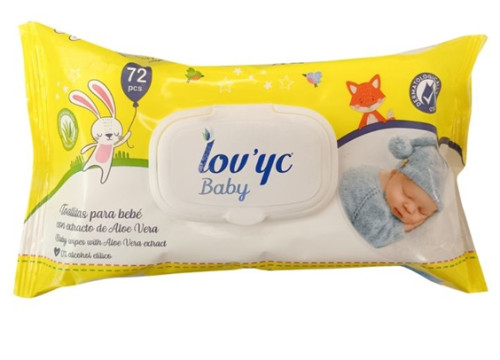 Toallitas húmedas Lovyc Aloe Vera