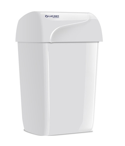 Papelera InvisiBin 43 litros Blanca