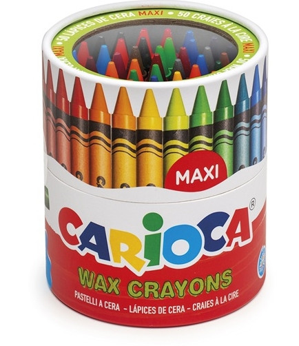Pack Carioca maxi Wax crayons 50 u.