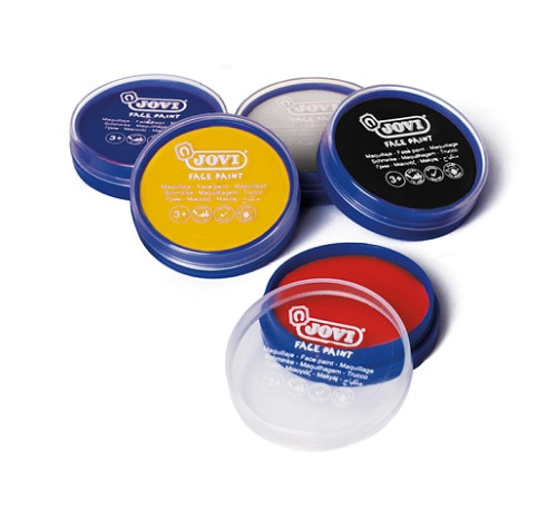 Maquillaje face paint Jovi. 6 botes surt.